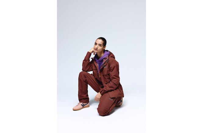 AGU City Cruiser Rain Jacket Urban Outdoor dark rose brown