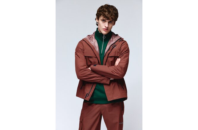 AGU City Cruiser Rain Jacket Urban Outdoor dark rose brown