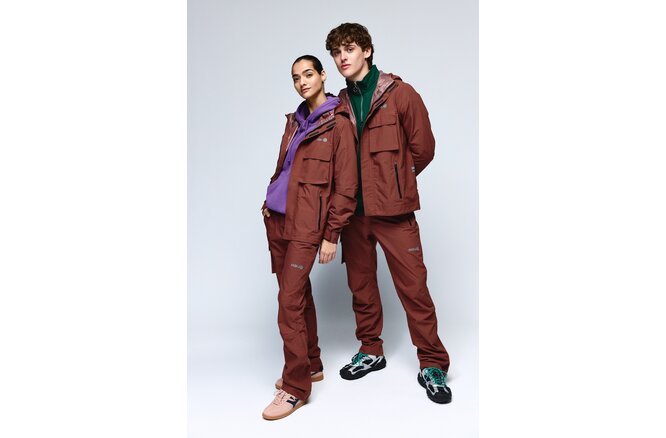AGU City Cruiser Rain Jacket Urban Outdoor dark rose brown