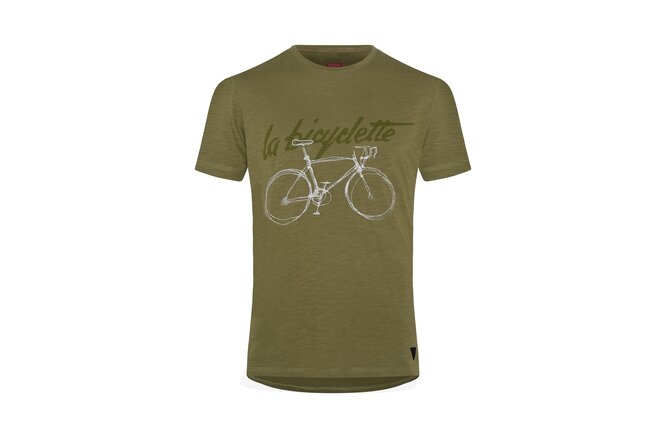 Le Patron La Bicyclette T-Shirt olive