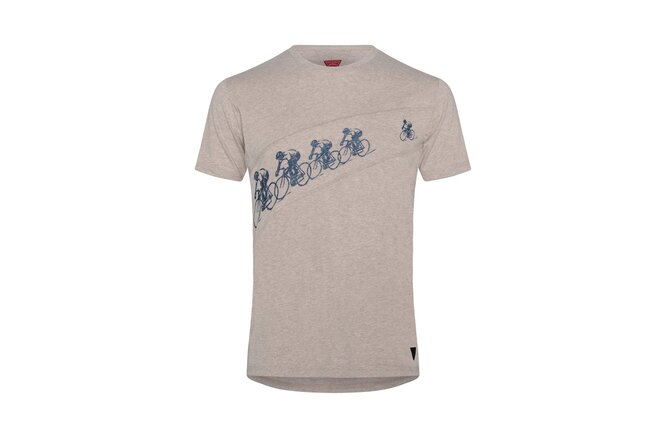 Le Patron Poursuite T-Shirt sand melange