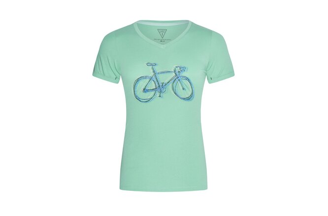 Le Patron W Velo de course T-Shirt celeste
