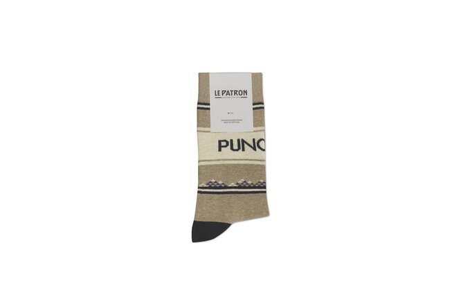 Le Patron Puncheur Socks sand