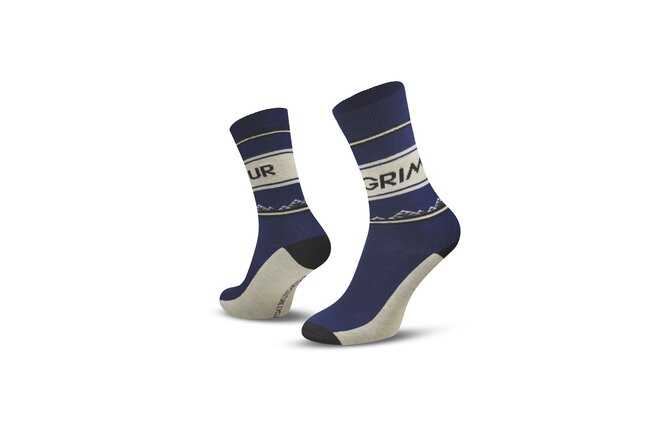 Le Patron Grimpeur Socks dark blue