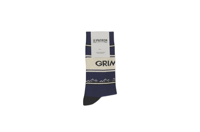 Le Patron Grimpeur Socks dark blue
