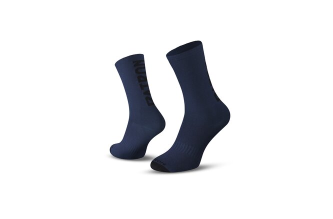 Le Patron Logo Tech Socks blue