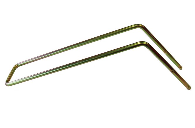 Ok Baby Kindersitz-Federstahlbügel für Fahrradrahmen nach vorne... neigend