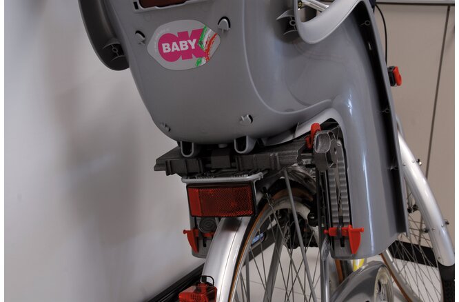 Ok Baby Gepäckträger Adapter für Baby Shield silber