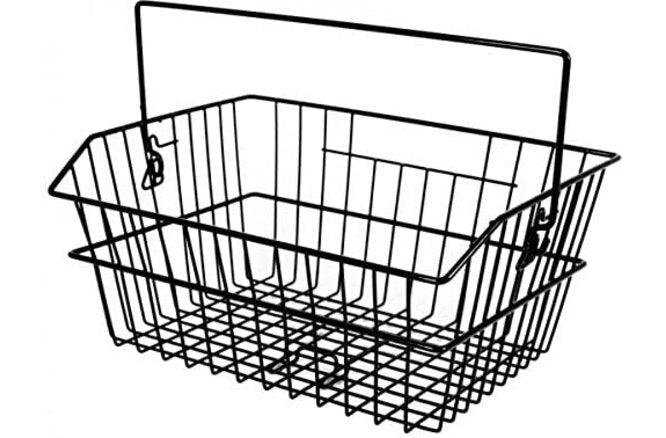 Artex Korb Unix auf Gepäckträger 40x30x19 cm grob plastifiziert... schwarz