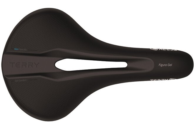 Terry Sattel Figura Gel Max Man mit Öffnung schwarz