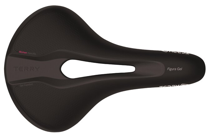 Terry Sattel Figura Gel Lady mit Öffnung black