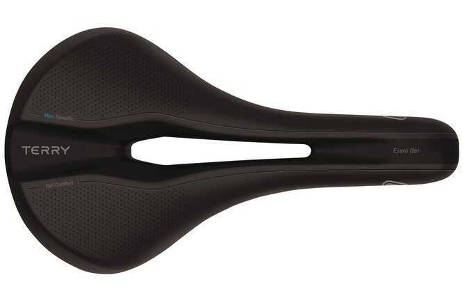 Terry Sattel Fisio Flex Gel Man mit Öffnung black