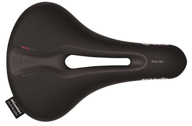 Terry Sattel Fisio Flex Gel Max Lady mit Öffnung black