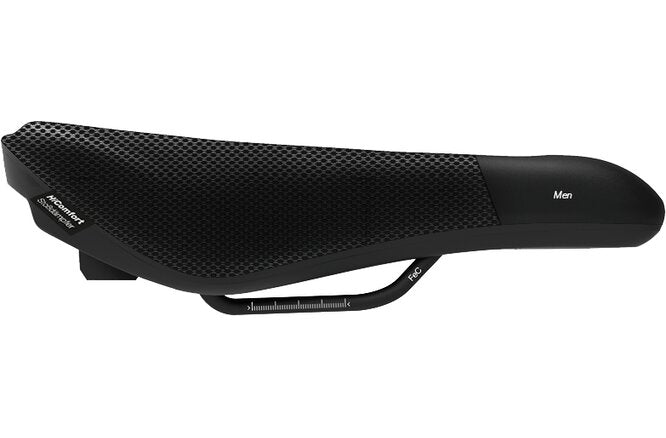 Terry Sattel Fisio ClimaVent Gel Man mit Öffnung black