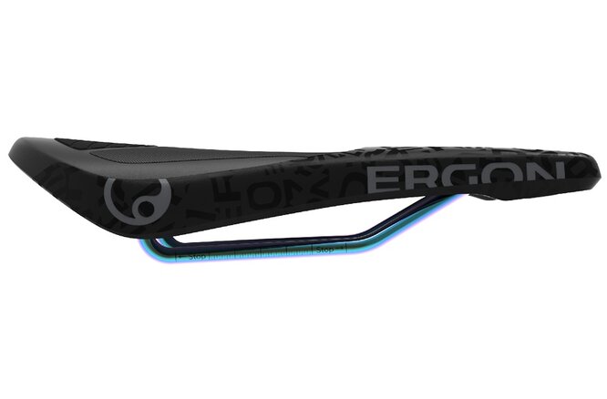 Ergon Sattel SM Downhill Comp Team ohne Öffnung black / oil slick