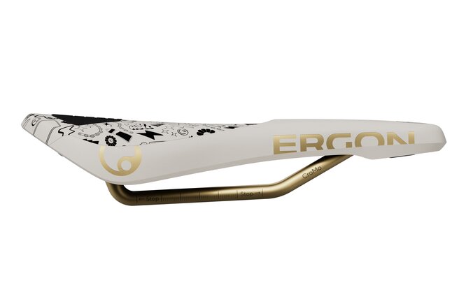 Ergon Sattel SM Downhill Comp Vali Höll Edition ohne Öffnung white