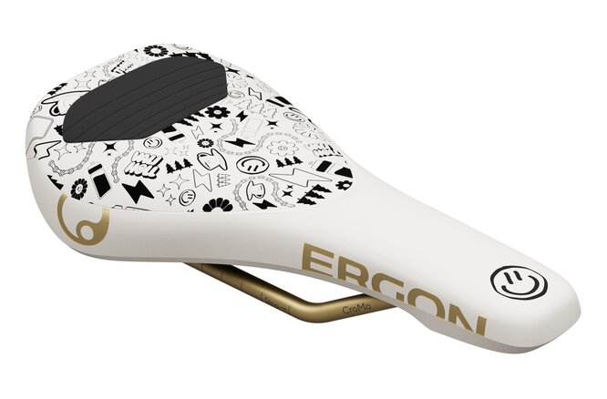 Ergon Sattel SM Downhill Comp Vali Höll Edition ohne Öffnung white