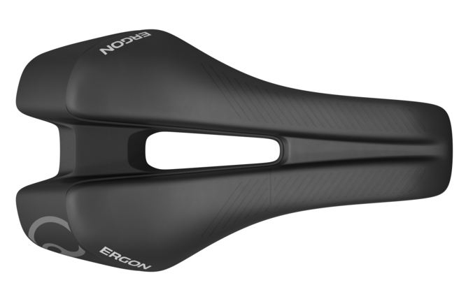 Ergon Sattel SR Tri Pro Carbon Man Front mit Öffnung black