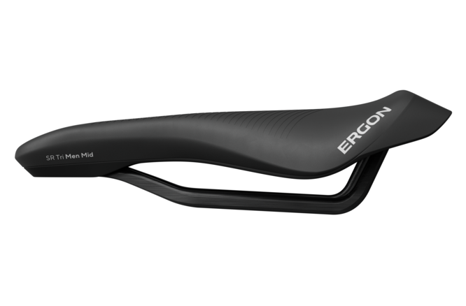 Ergon Sattel SR Tri Pro Carbon Man Mid mit Öffnung black