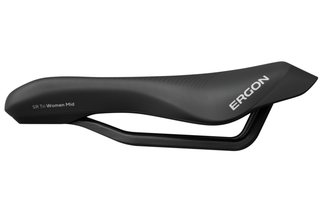 Ergon Sattel SR Tri Pro Carbon Lady Mid mit Öffnung black