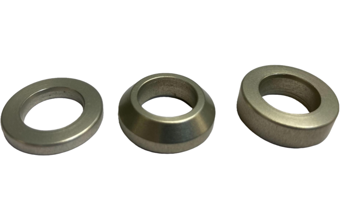 FollowMe Achsen Spacer Kit 12x3mm / 12x6mm /... 12x6mm>konisch