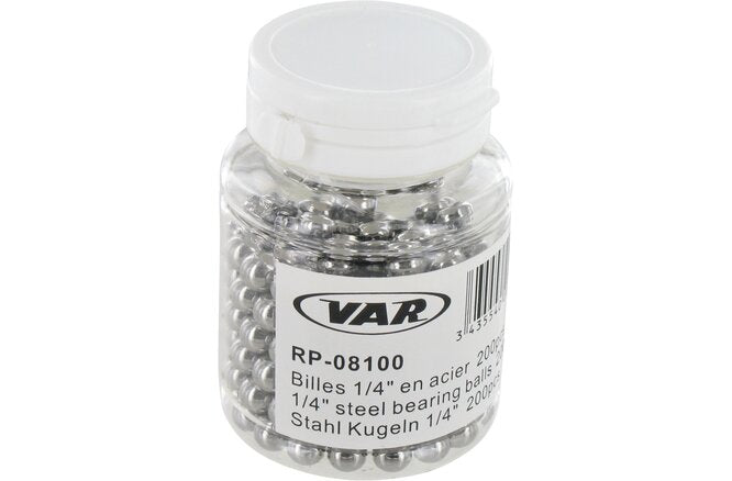 Stahlkugeln 1/4" (6.35mm) Dose à 200 Stk.