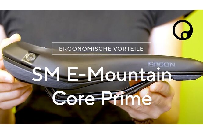 Ergon Sattel SM E-Mountain Core Prime Men M/L ohne Öffnung stealth