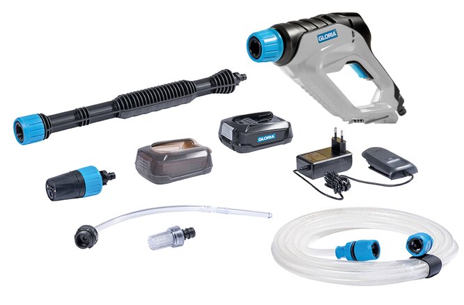 Gloria Multijet Hochleistungssprüher mit Akku