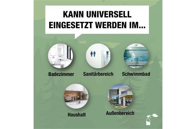 Bio-Chem Bad- und Sanitärreiniger 1000ml Refill ohne Sprühkopf