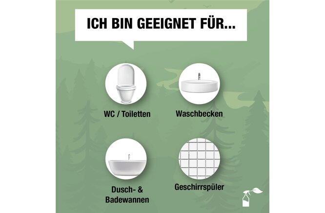 Bio-Chem Bad- und Sanitärreiniger 1000ml Refill ohne Sprühkopf