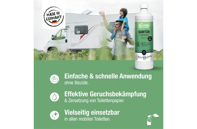 Bio-Chem Sanitärflüssigkeit 1000 ml ohne Sprühkopf