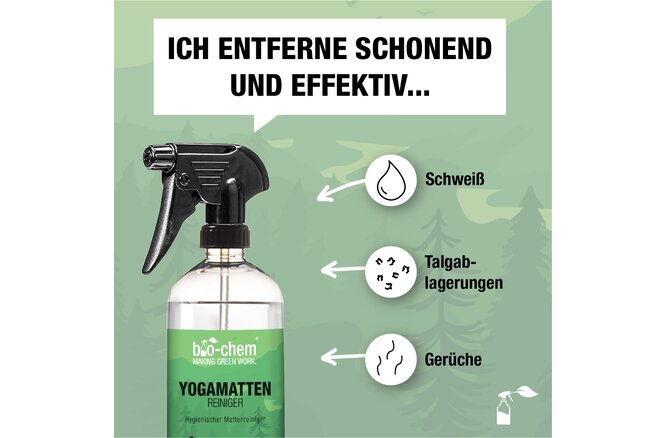 Bio-Chem Yogamattenreiniger 750 ml mit Sprühkopf