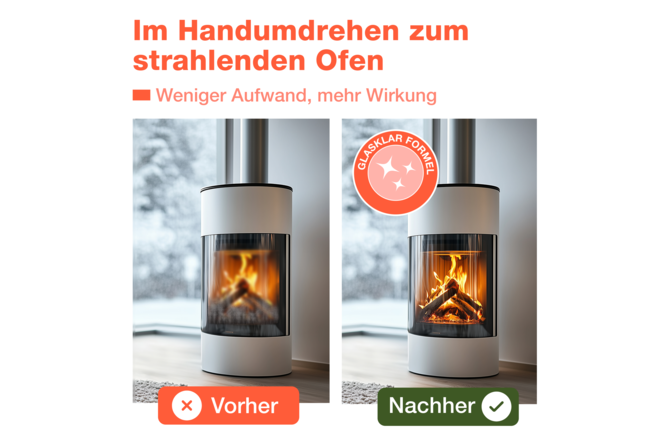 Bio-Chem Ofen- & Kaminglasreiniger 500 ml mit Sprühkopf