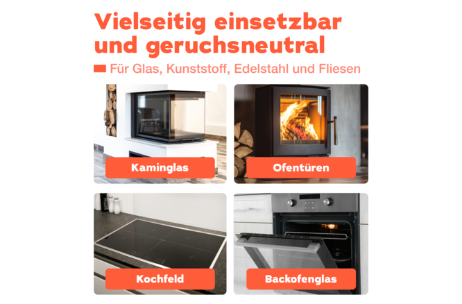 Bio-Chem Ofen- & Kaminglasreiniger 500 ml mit Sprühkopf