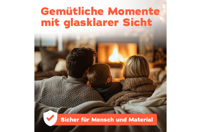 Bio-Chem Ofen- & Kaminglasreiniger 500 ml mit Sprühkopf