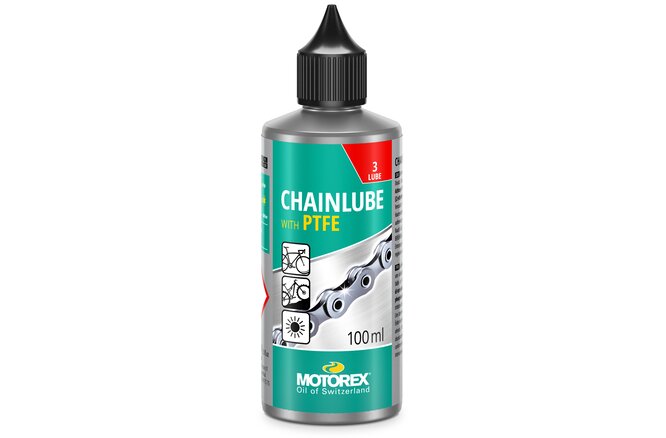 Motorex Chainlube PTFE Kettenöl Flasche 100 ml