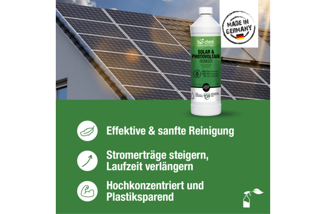 Bio-Chem Solar- & Photovoltaikreiniger 1000 ml ohne... Sprühkopf