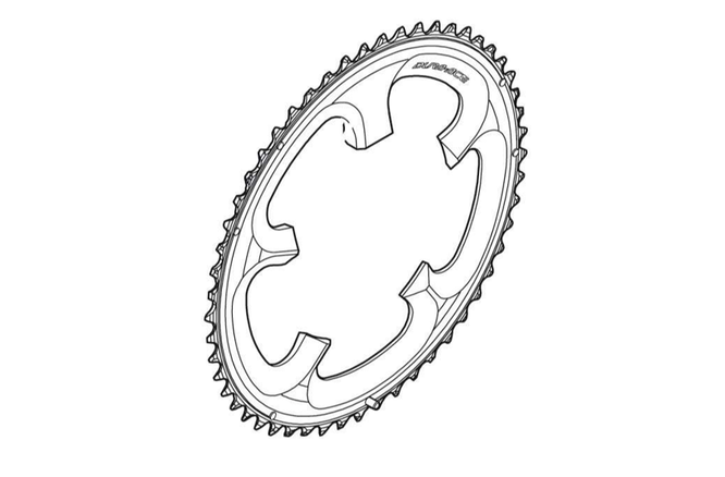 Shimano Kettenblatt DURA-ACE FC-7900 56 Zähne E