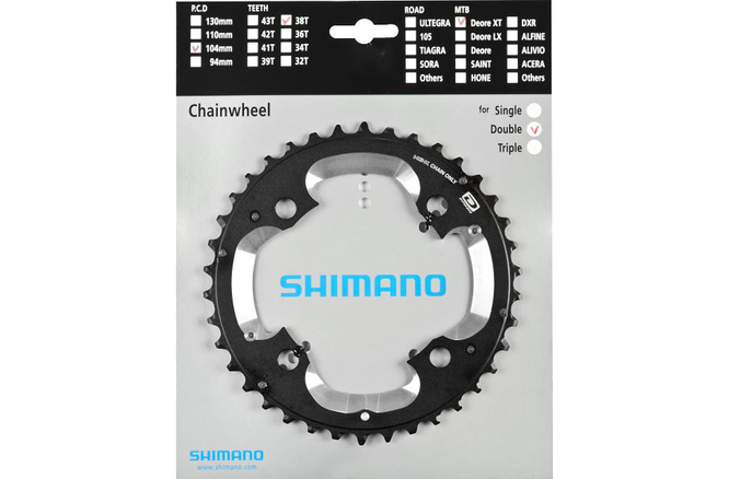 Shimano Kettenblatt XT FC-M785 38 Zähne AK