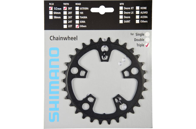 Shimano Kettenblatt FC-R563 30 Zähne D schwarz