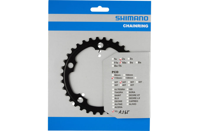 Shimano Kettenblatt FC-R565 34 Zähne schwarz