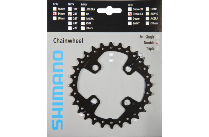 Shimano Kettenblatt SLX FC-M675 28 Zähne AJ