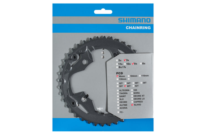 Shimano Kettenblatt FC-M4000 40 Zähne