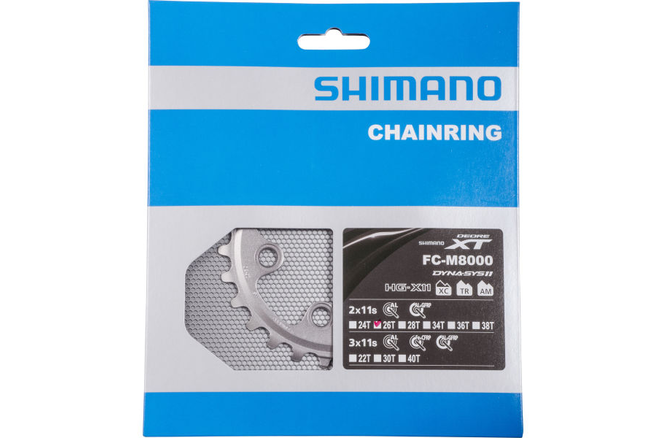 Shimano Kettenblatt XT FC-M8000 26 Zähne BC
