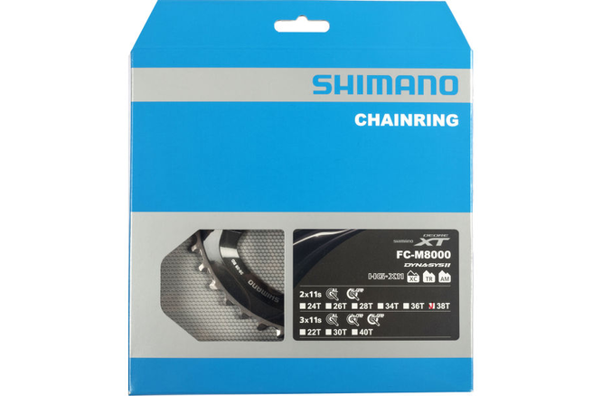 Shimano Kettenblatt XT FC-M8000 38 Zähne BD