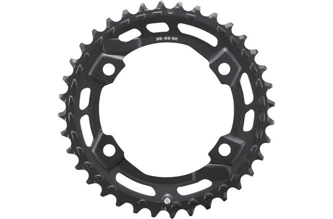 Shimano Kettenblatt CUES FC-U6000-2 36 Zähne BK