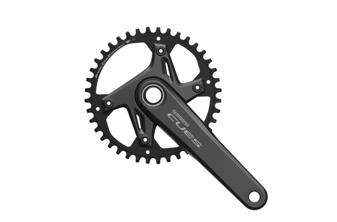 Shimano Kettenradgarnitur CUES FC-U6030 170 mm 40 Zähne... schwarz