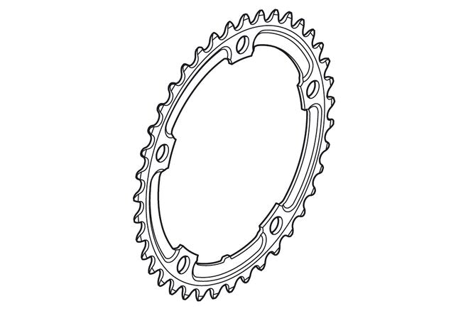 Shimano Kettenblatt ALFINE FC-4500 39 Zähne silber