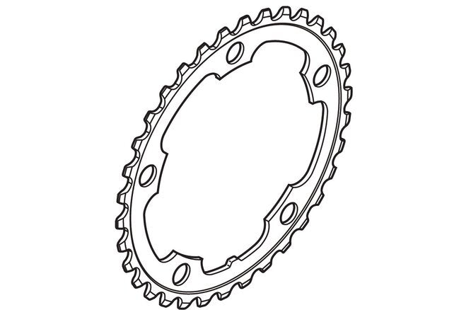 Shimano Kettenblatt 2200 FC-2350 34 Zähne silber