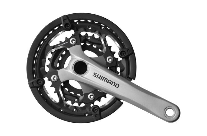 Shimano Kettenradgarnitur LX FC-T551 175 mm 48X36X26... Hosenschutz silber